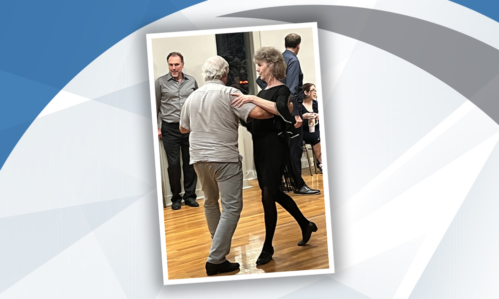 photo of Trish dancing