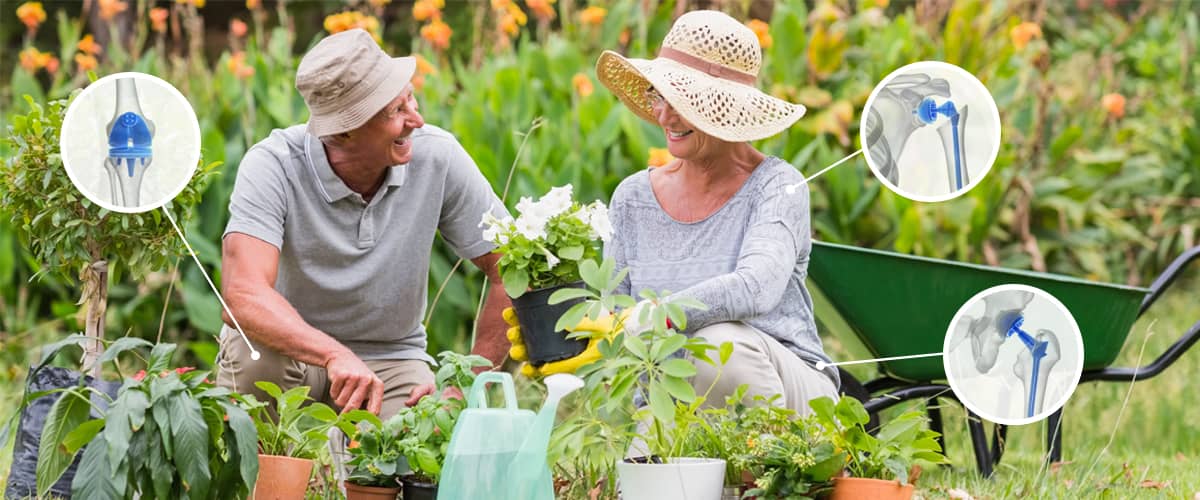 seniors gardening